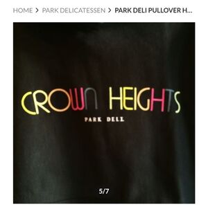 Champion Black Pullover with Multicolor Print